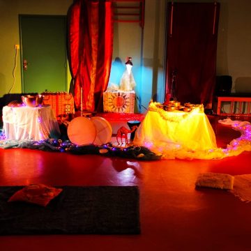 un décor du spectacle à bord de mon rêve